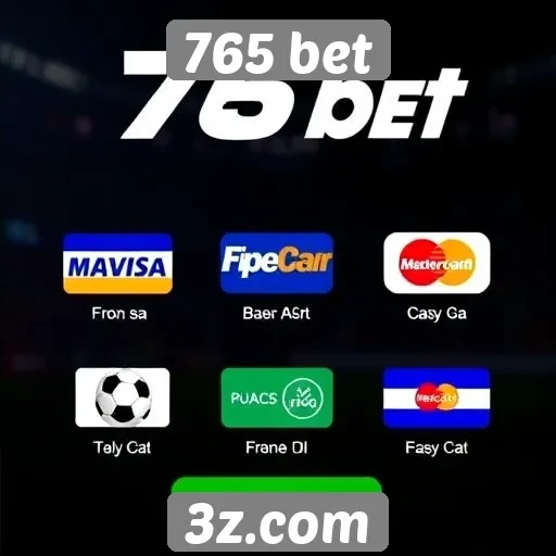 Métodos de pagamento disponíveis na 765 bet